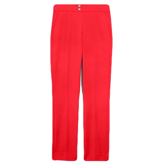 Women’s Taper Ankle Pants In Red - Picture 1 of 13